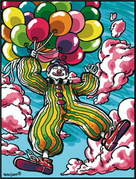 M169 Clown auf Wolke